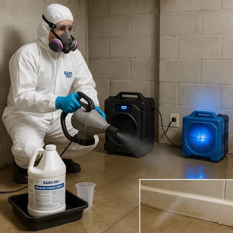 Sanitization and Odor Removal process in Lake Nacimiento, CA